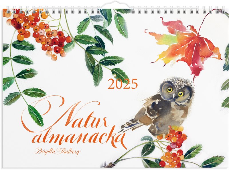 Väggkalender 2025 Naturalmanacka