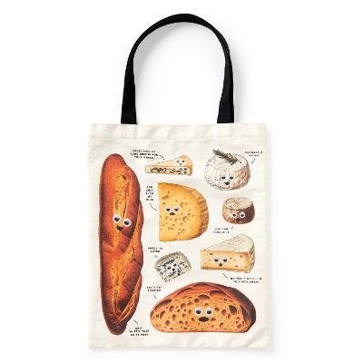 Googly Food Canvas Tote