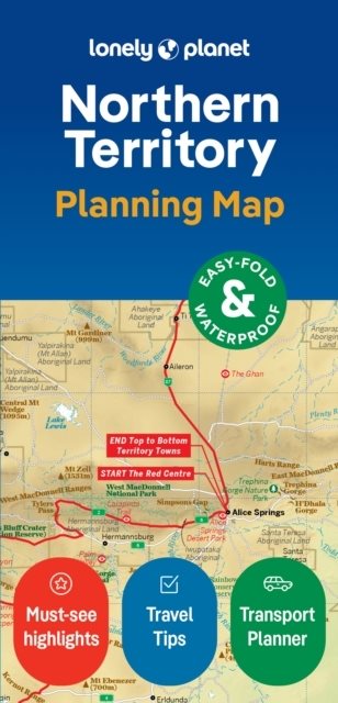 Lonely Planet Northern Territory Planning Map