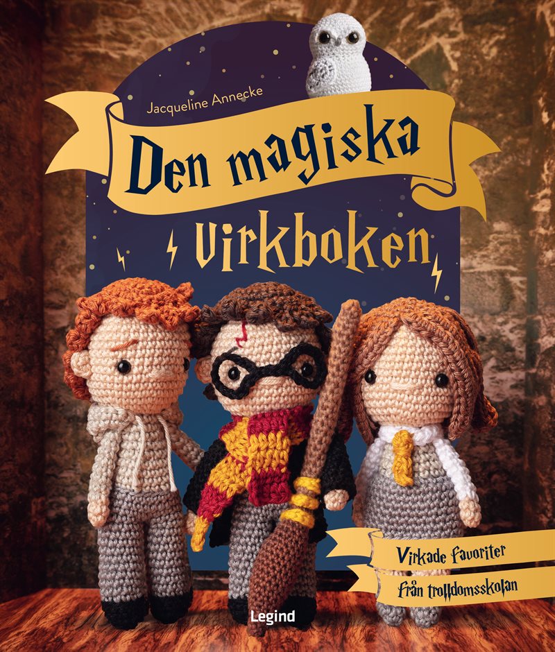 Den magiska virkboken : för alla Harry Potter-fans