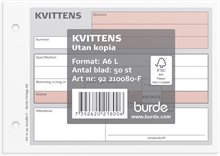 Kvittens A6L 50 blad